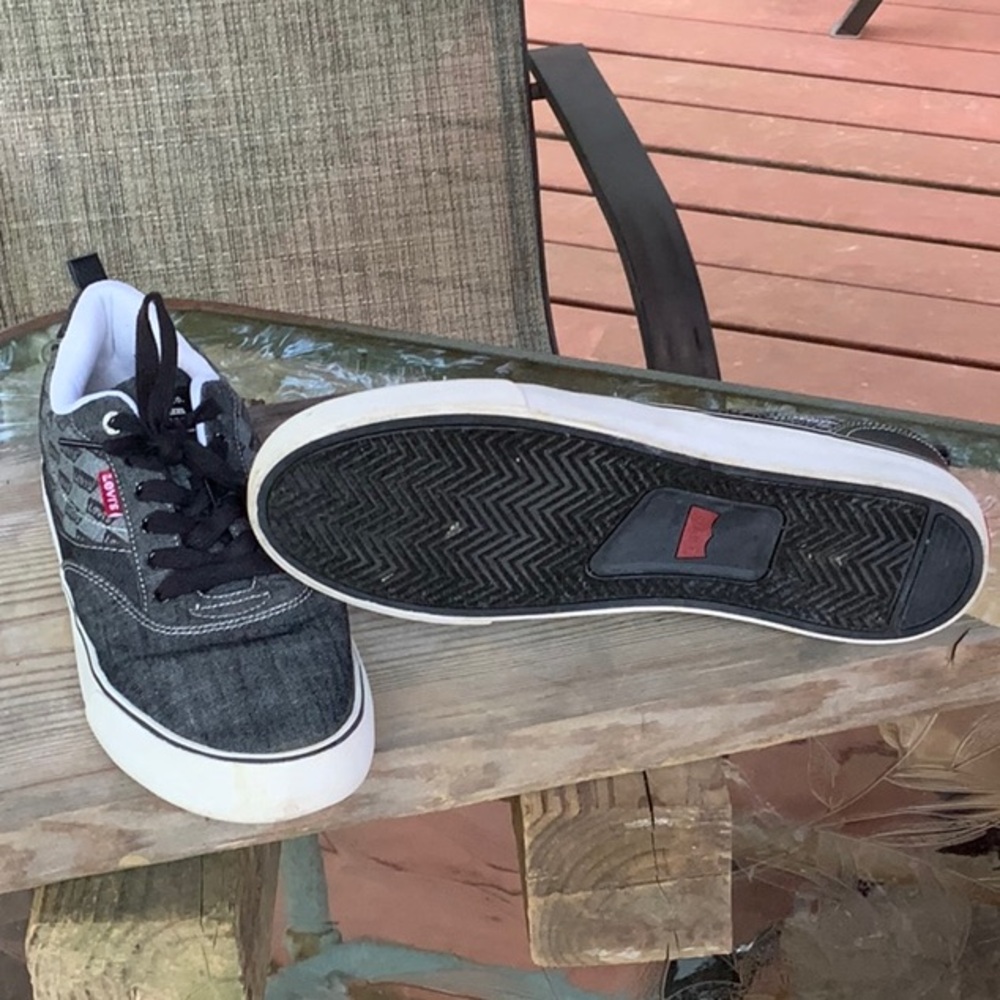 Levi's Denim And White Casual Shoes View 3